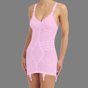 Pink Rago Open Bottom Shapewear Style 9357